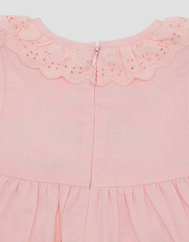 Pipiniko Lace With Embro Blouse Anak Perempuan