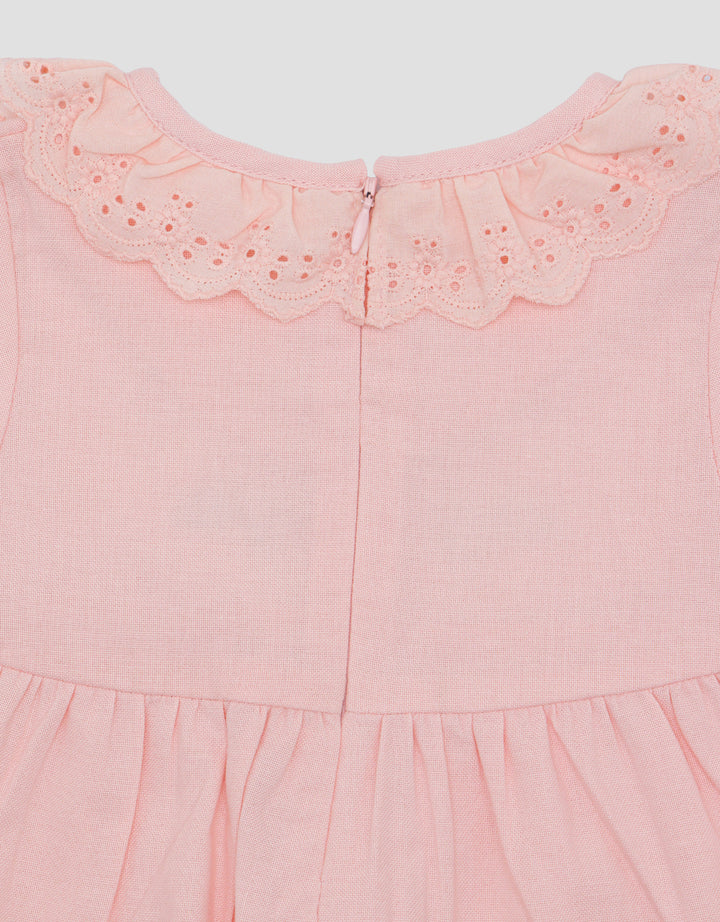 Pipiniko Lace With Embro Blouse Anak Perempuan