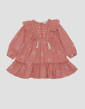 Little M Etnic Fp And Embro Midi Dress Anak Perempuan