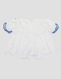 Little M Top Lace With Embro Blouse for Girls
