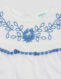 Little M Top Lace With Embro Blouse for Girls