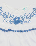 Little M Top Lace With Embro Blouse for Girls