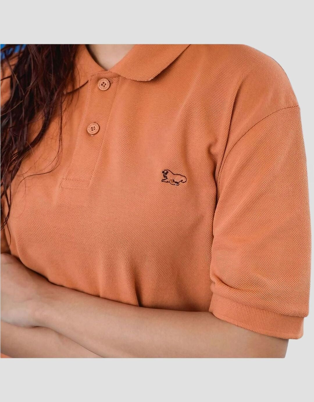 Walrus Polo Kaos Salur Klasik Uniseks