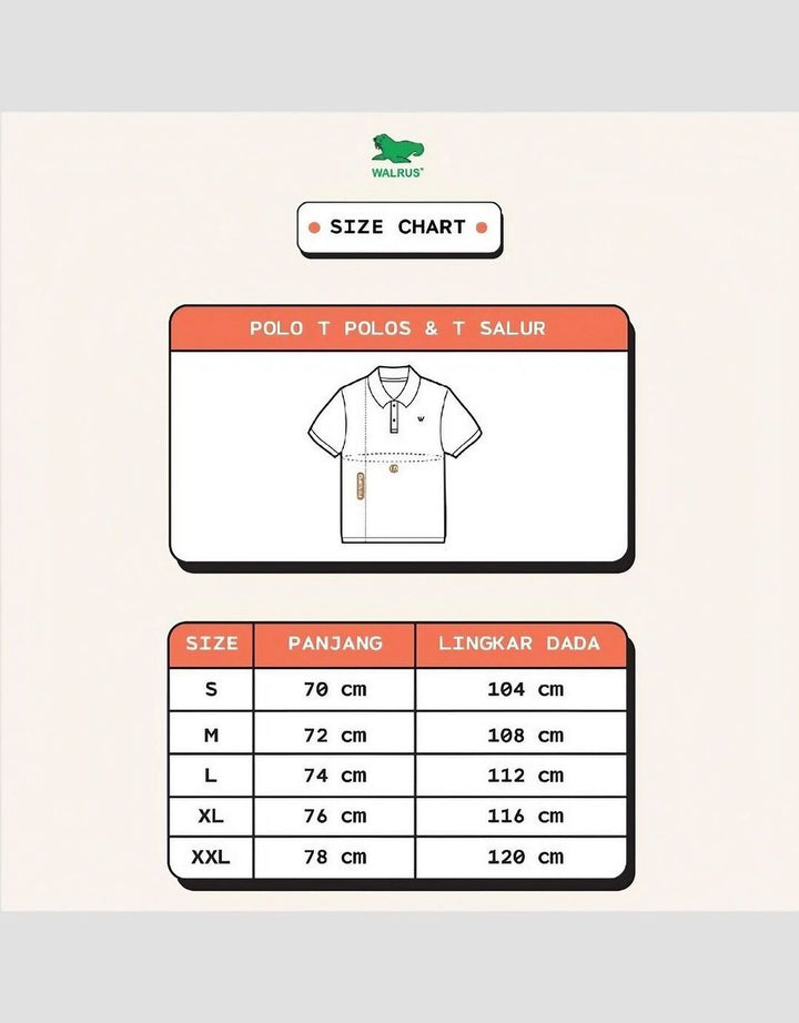Walrus Polo Kaos Nyaman Pria