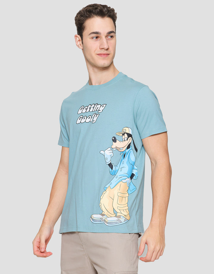 T Zone Mickey Getting Goofy Kaos Pria