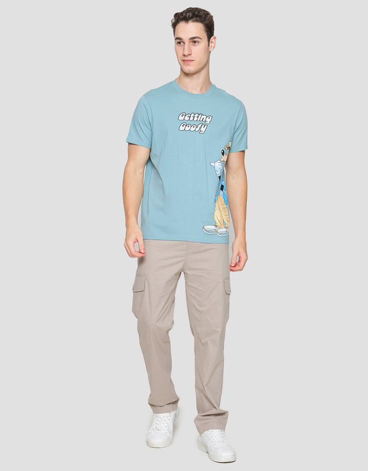 T Zone Mickey Getting Goofy Kaos Pria