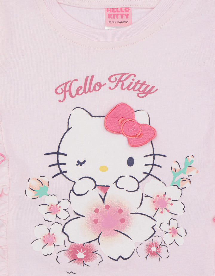 Pipiniko Hello Kitty Sakura Setelan Anak Perempuan