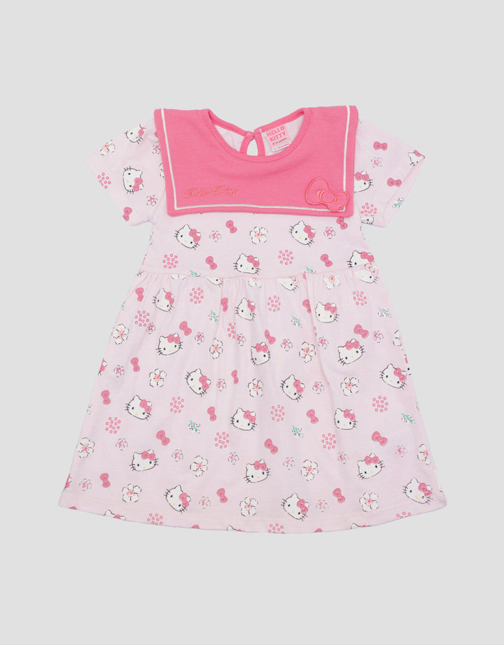 Pipiniko Hello Kitty Sakura Dress Anak Perempuan