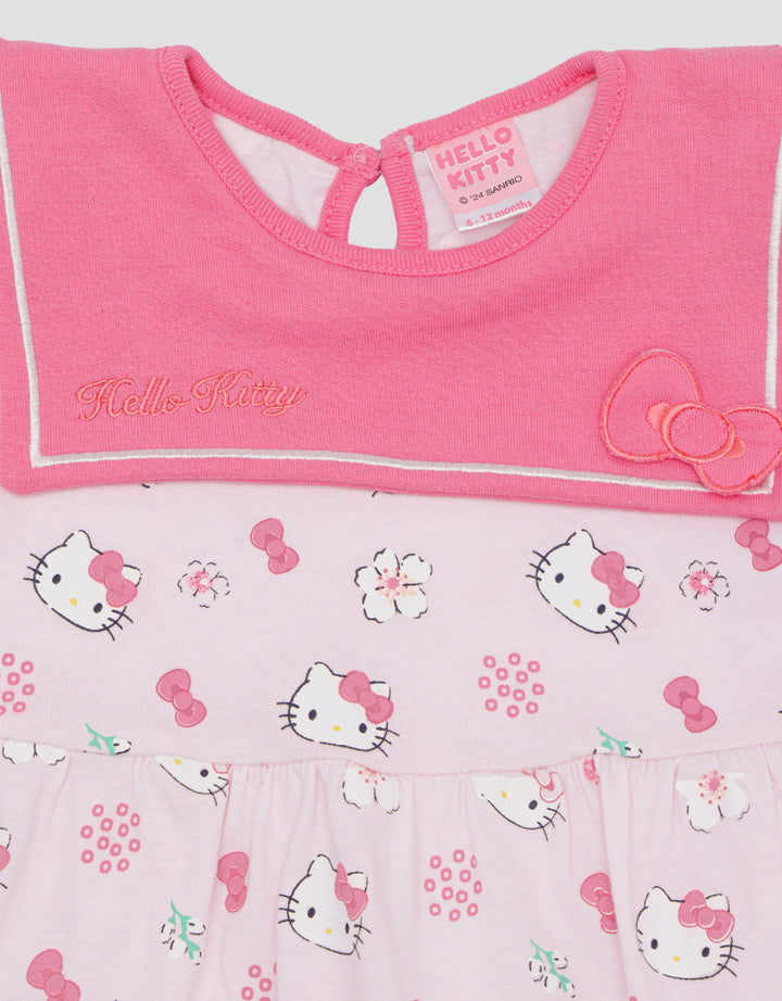 Pipiniko Hello Kitty Sakura Dress Anak Perempuan