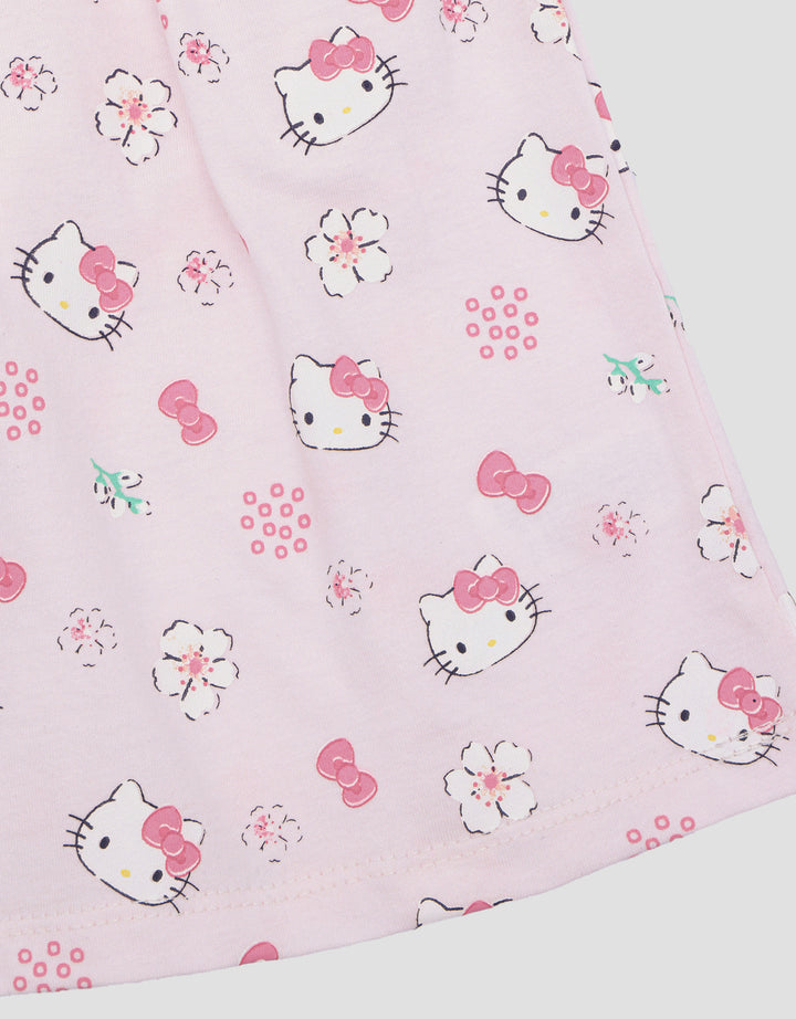 Pipiniko Hello Kitty Sakura Dress Anak Perempuan