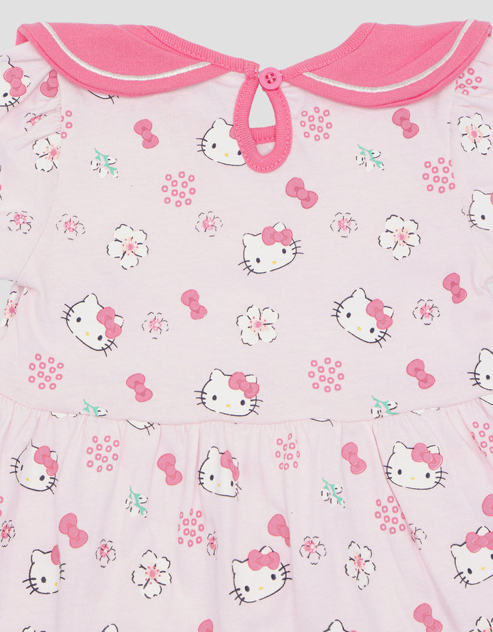 Pipiniko Hello Kitty Sakura Dress Anak Perempuan