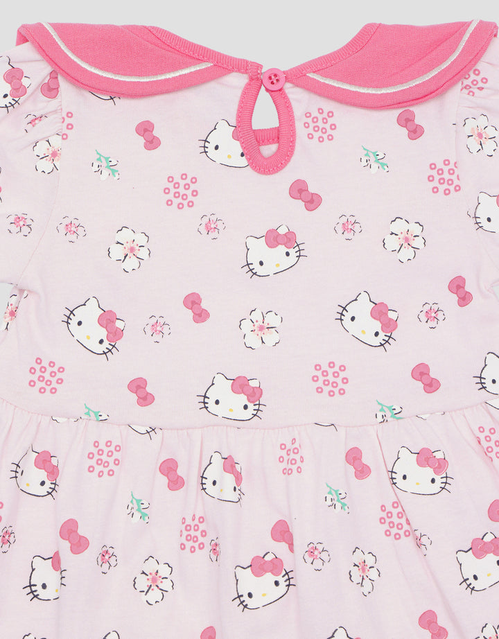 Pipiniko Hello Kitty Sakura Dress Anak Perempuan