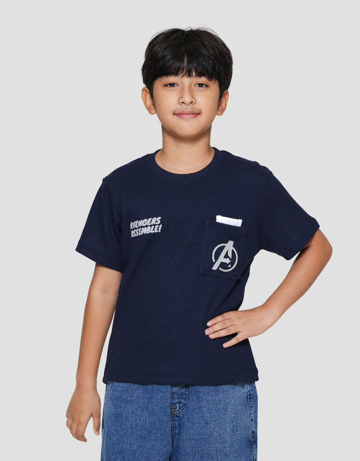 Marvel Avenger Logo Assemble Print Kaos Anak Laki-laki