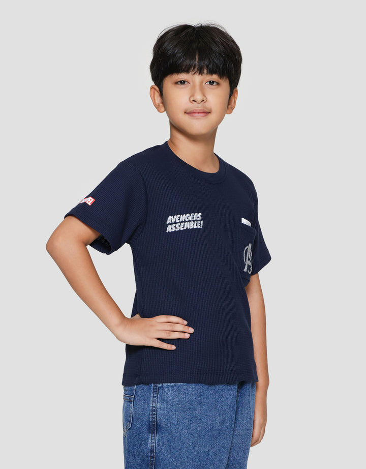 Marvel Avenger Logo Assemble Print Kaos Anak Laki-laki