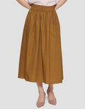 Suko Woven Bottom Rok Midi Wanita