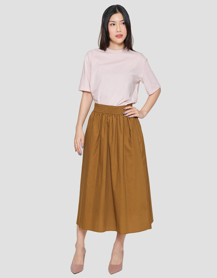 Suko Woven Bottom Women's Midi Skirt