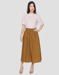 Suko Woven Bottom Rok Midi Wanita