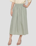 Suko Woven Bottom Women's Midi Skirt