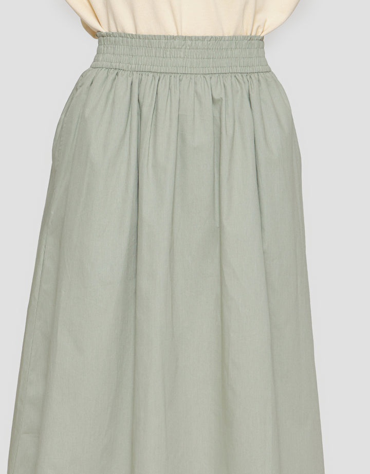 Suko Woven Bottom Rok Midi Wanita