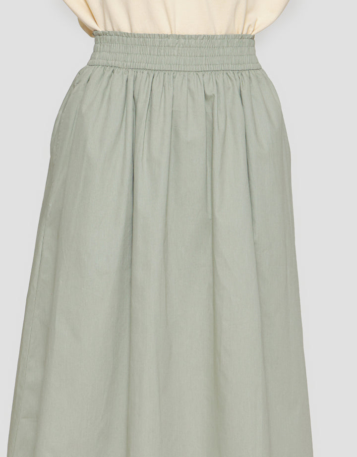 Suko Woven Bottom Women's Midi Skirt