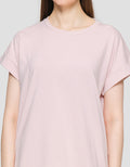 Suko Round Collar Cap Sleeve Women's Short Sleeve T-Shirt
