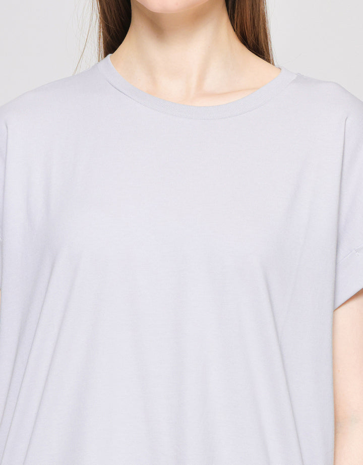 Suko Round Collar Cap Sleeve Women's Short Sleeve T-Shirt