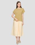 Suko Round Collar Cap Sleeve Women's Short Sleeve T-Shirt