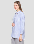 Suko Motif Printed Women's Long Sleeve Tunic Shirt