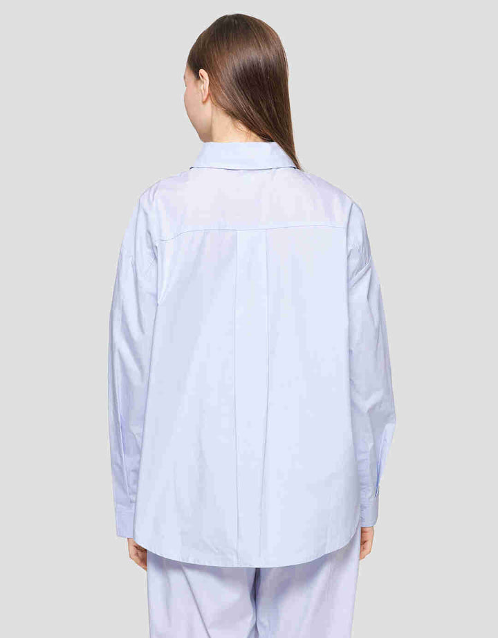 Suko Eyelet Kemeja  Lengan Panjang Wanita