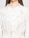Suko Dress Motif Printed Dress Long Sleeve Women