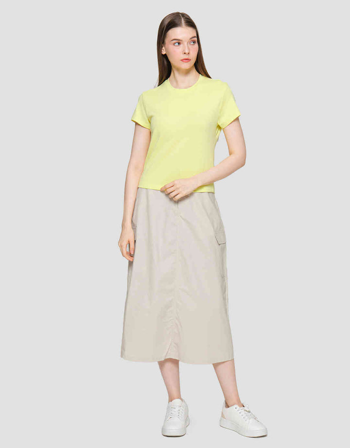 Suko Crop Round Women's Casual T-Shirt