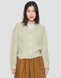 Suko Corn Pattern Outwear Long Sleeve Women's Cardigan