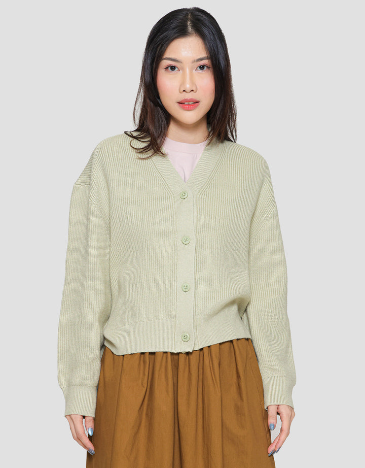 Suko Corn Pattern Outwear Long Sleeve Women's Cardigan