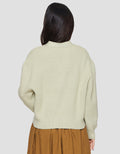 Suko Corn Pattern Outwear Long Sleeve Women's Cardigan
