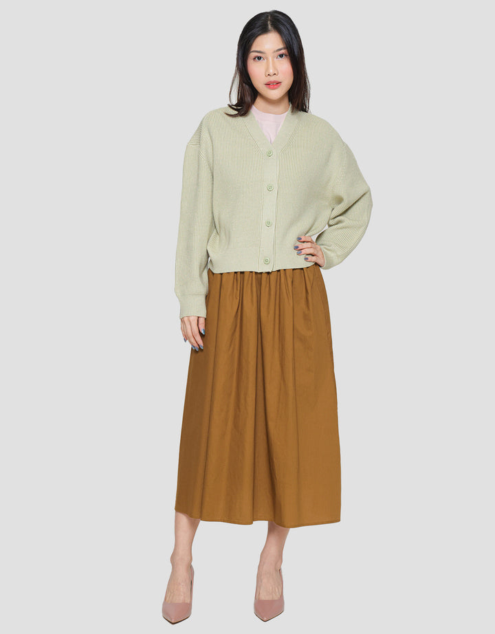 Suko Corn Pattern Outerwear Cardigan Wanita