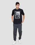 Marvel Spiderman On Top Of The City Photoprint Kaos Pria