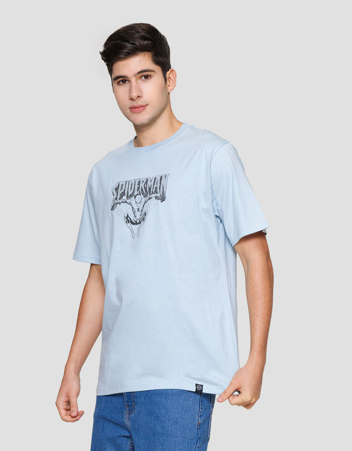 Marvel Spiderman Comic Backprint Kaos Lengan Pendek Pria 121785249