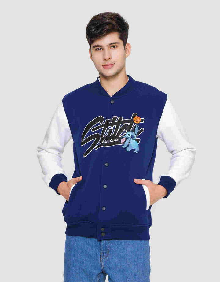 DISNEY TWO TONE STITCH JAKET VARSITY PRIA