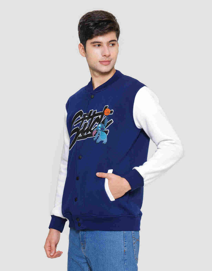 DISNEY TWO TONE STITCH JAKET VARSITY PRIA