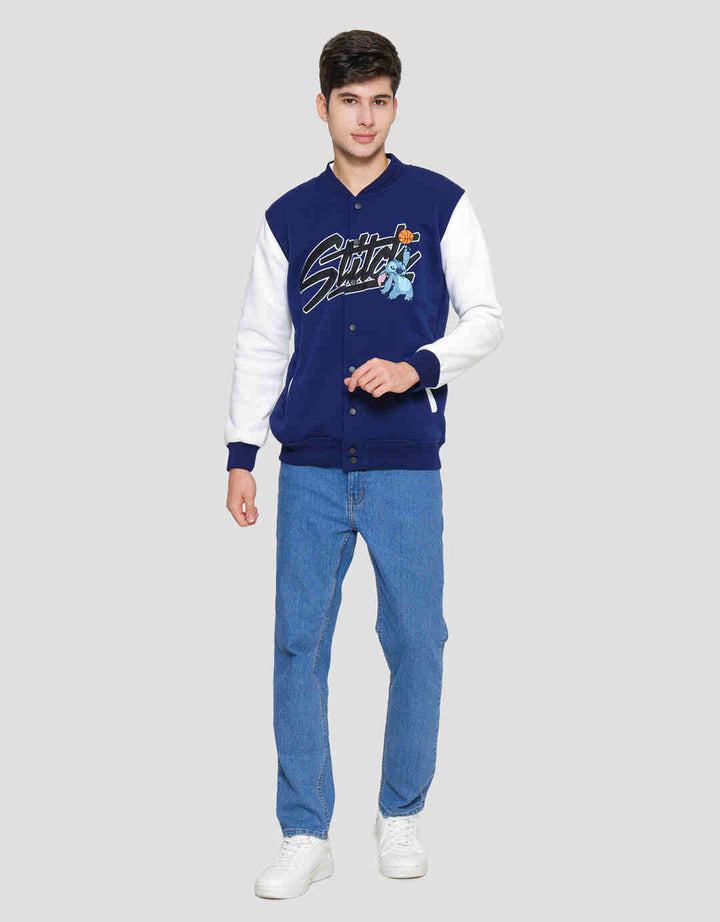 DISNEY TWO TONE STITCH JAKET VARSITY PRIA
