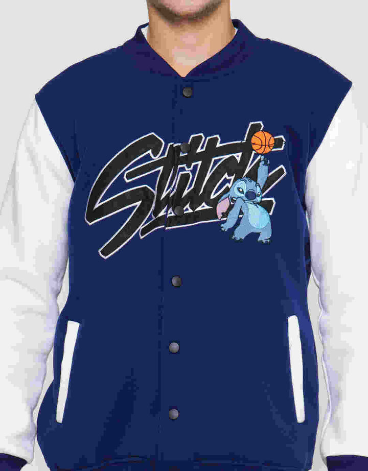 DISNEY TWO TONE STITCH JAKET VARSITY PRIA