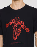 Marvel Iron Man Full Outline Hd Kaos Lengan Pendek Pria