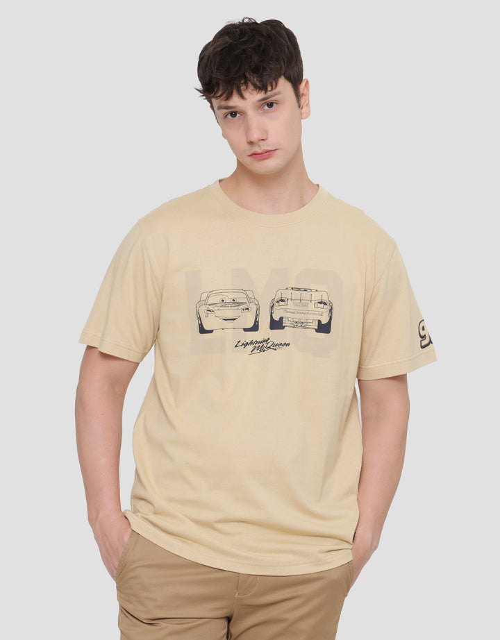 Disney The Cars Print Kaos Pria