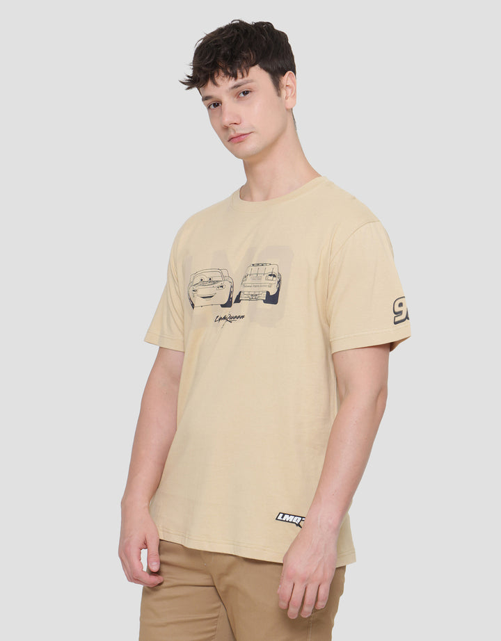 Disney The Cars Print Kaos Pria