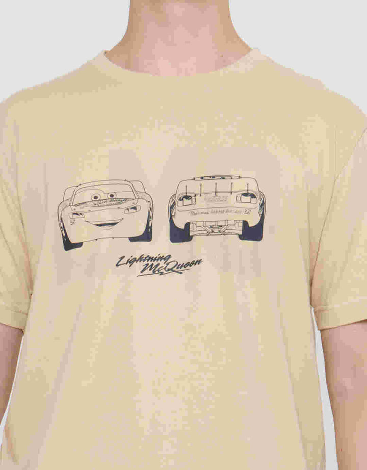 Disney The Cars Print Kaos Pria