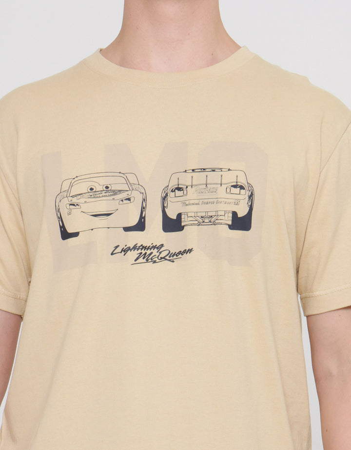 Disney The Cars Print Kaos Pria