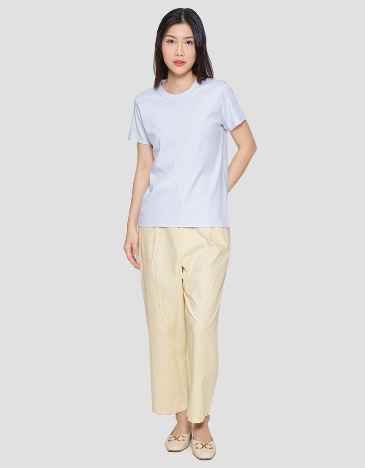 Suko Women's Round Collar Basic T-Shirt