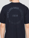 Nevada Back & Front Print Hd Kaos Lengan Pendek Pria