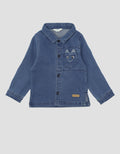 Little M Boys Long Sleeve Pocket Shirt