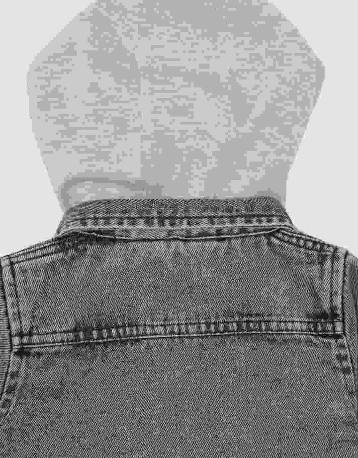 Little M Hoodie Denim Kemeja Anak Laki-laki